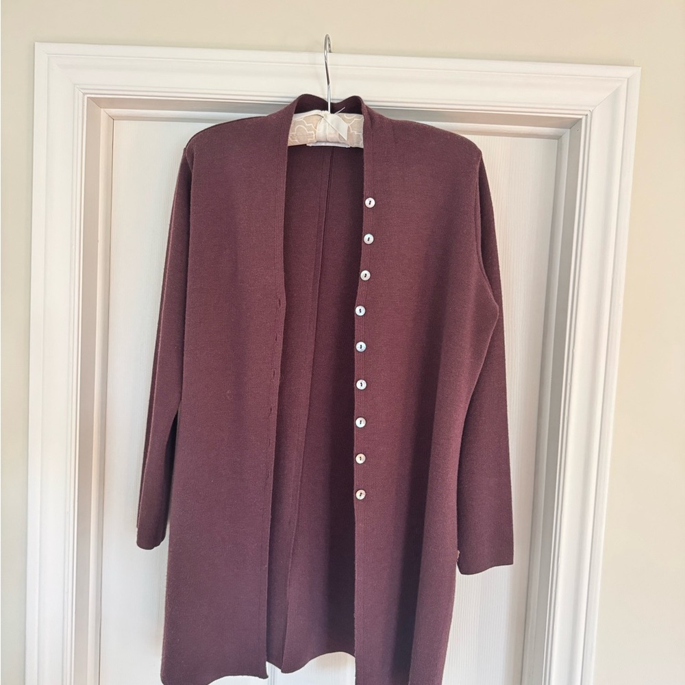 Classic Maroon/Aubergine Women's Cardigan